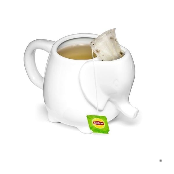 Elefantmuggkopp med original tepåsfack