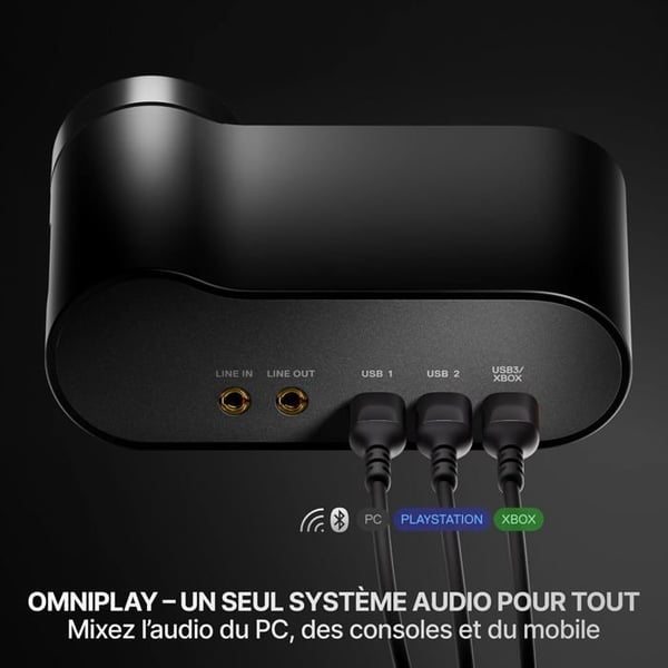 Spel Headset - STEELSERIES - Arctis Nova Elite - Trådlös - 96 kHz/24 Bit - Svart
