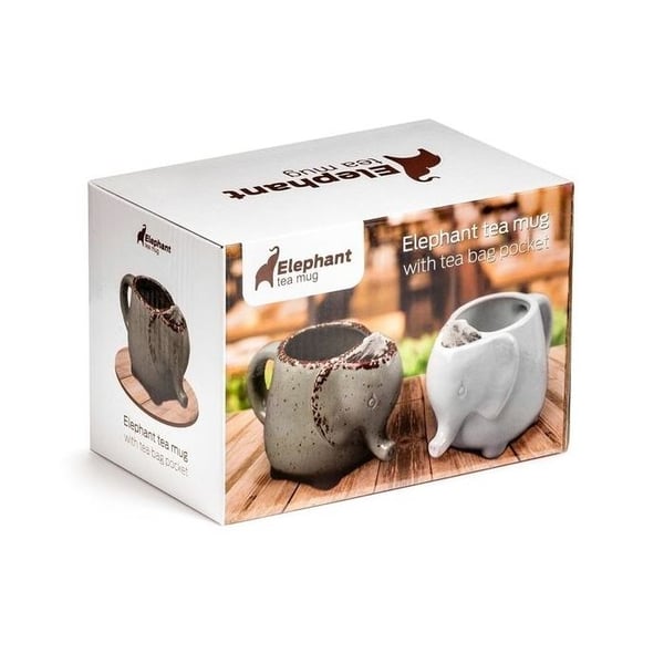 Elefantmuggkopp med original tepåsfack