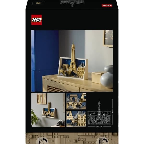 LEGO Architecture 21064 Paris, Kærlighedens By - Byggesæt til Voksne - Gave