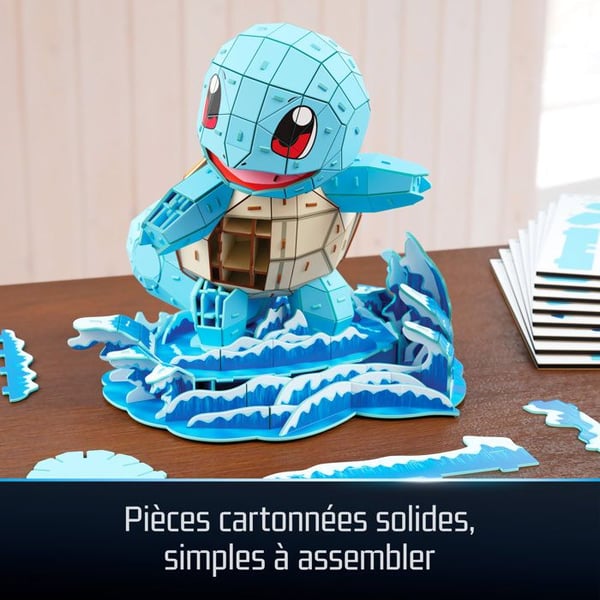 4D Bygg - Pussel 3D - Carapuce Pokémon - 180 bitar - 24cm - från 12 år