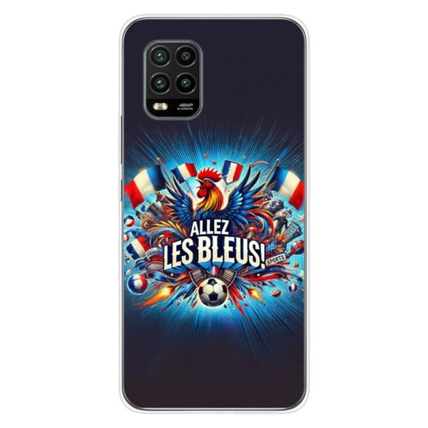 1001Coques - Silikonfodral kompatibelt med Xiaomi Mi 10 Lite - Motiv allez les bleus - Originaldesign tryckt i Frankrike 1001Coques - Silikonfodral kompatibelt med Xiaomi Mi 10 Lite - Motiv allez les bleus - Originaldesign tryckt i Frankrike