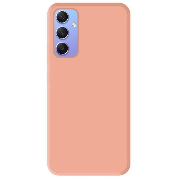 Enfärgad silikonfodral Mat Rosa kompatibel med Samsung Galaxy A34 5G