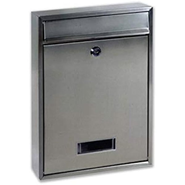 Postkasse - ALUBOX - Lifter 49158 - Nem Sikker Pålidelig - Metal - Bredde 36 cm