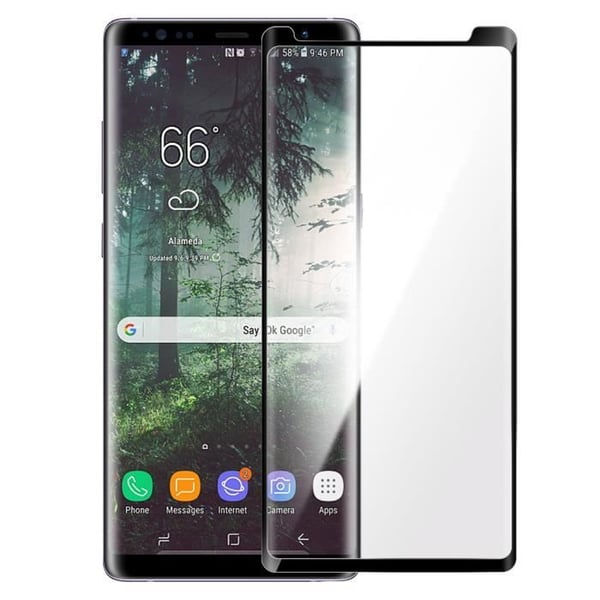 Skyddande film - AVIZAR - Samsung Galaxy Note 8 - Härdat glas - Stötabsorberande - Ultratunn
