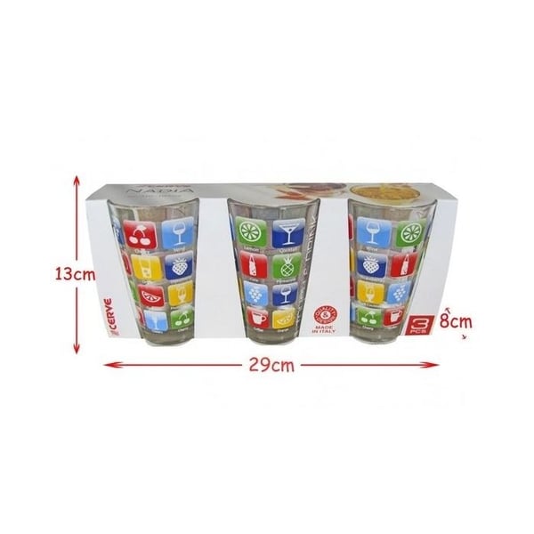 Set med 2 glas smartphone applikationer tema dryck deco Appli Apps