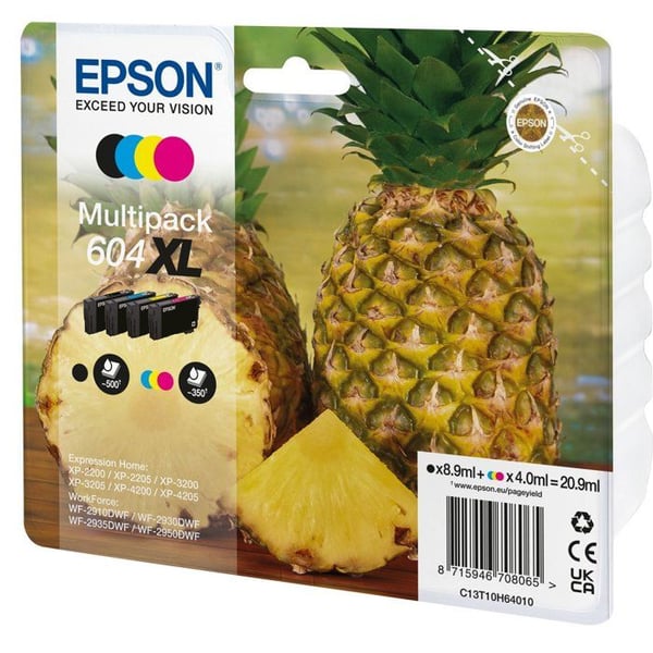 Bläck - EPSON - Multipack 4 färger - Hög kapacitet - Kompatibel med Expression Home XP-4200
