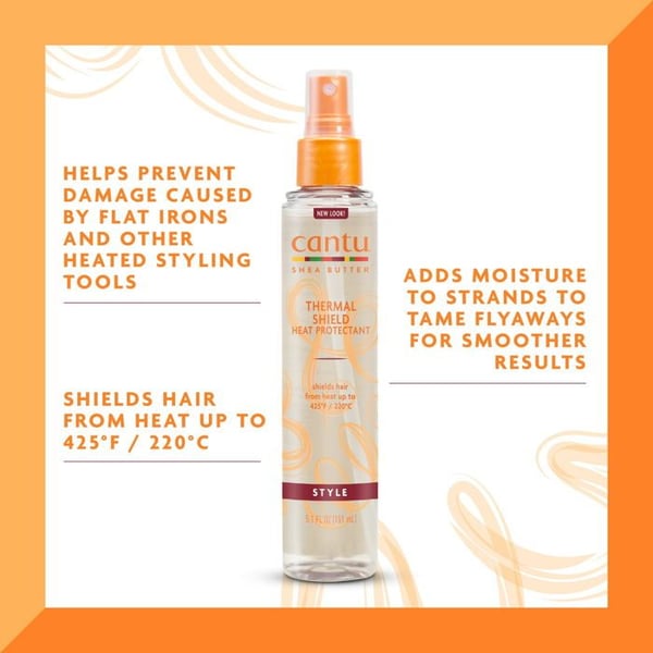 Termisk beskyttelse - CANTU - CNT-558 - Sheasmør - 151 ml - Skadet hår