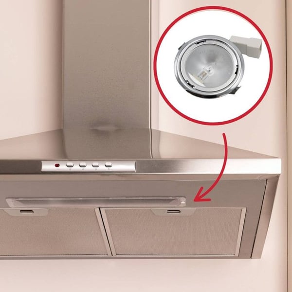 HALOGENGLÖKA FÖR SMEG 90CM-INOX HUVU - BVMPIECES