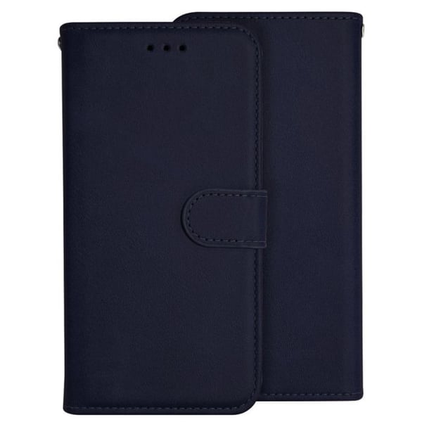 Etui med flap - Xiaomi - Redmi 13 4G - Blå konstläder - Magnetisk stängning - Inbyggt stöd