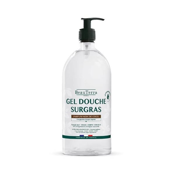 BeauTerra Duschgel Surgras med Kokos 1 Liter