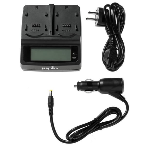Jupio Duo-kamera batteriladdare