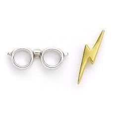 Örhängen - Harry Potter - blixt och glasögon - Silver 925 - Unisex - Vuxen