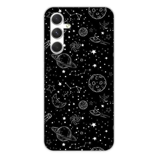 Tryckt silikonfodral som är kompatibelt med Samsung Galaxy A54 5G Galaxy draw