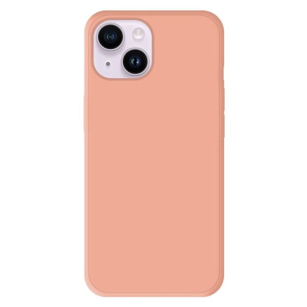 Siliconfodral - Apple - iPhone 14 - Matt ljusrosa - Stöttålig - Fri åtkomst till funktioner