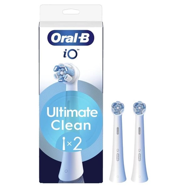 Tandborstar - ORAL-B - iO Ultimate Clean - Mikrovibrationer - Slitageindikator - 2 stycken