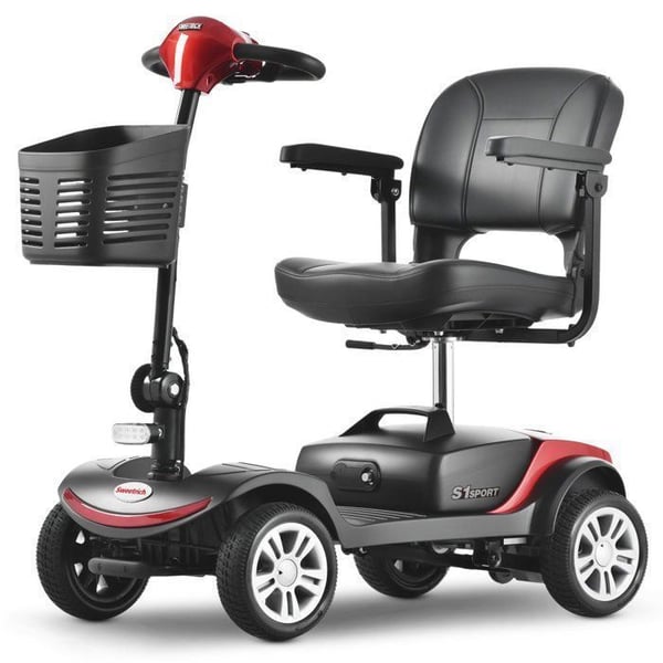 El-scooter SWEETRICH S1 Sport för vuxna, Motor 300 W, Blysyrabatteri 24V12 Ah, Däck 9 tum