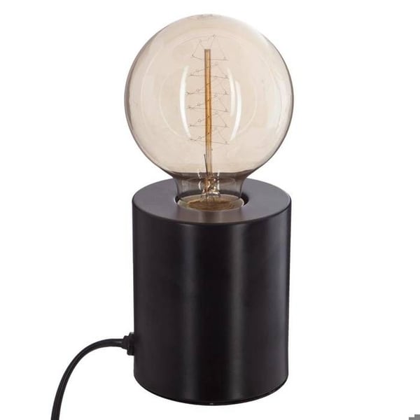 Lampfot "Saba" svart H11cm - Atmosphera Inredningsdesigner