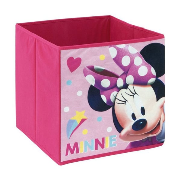 Fällbar förvaringslåda Minnie Mouse för leksaker 31x31x31cm