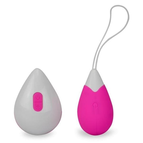 Fjärrstyrd vibrerande ägg Love Drop - Vibrator för par - Fuchsia