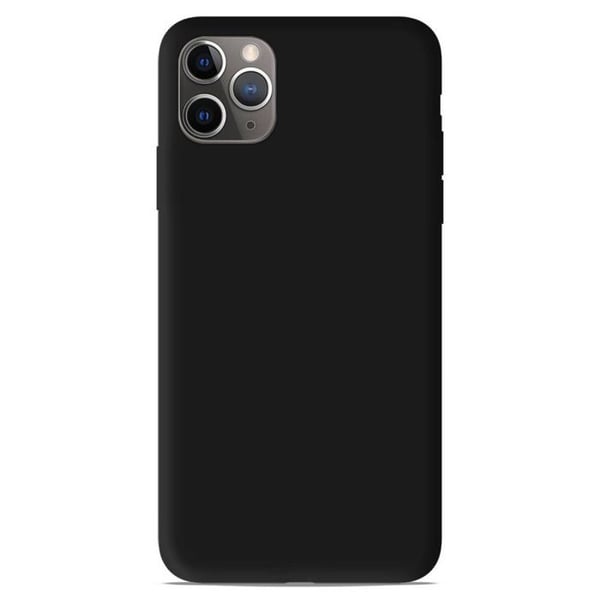 Svart silikonfodral - Kompatibel med Apple iPhone 11 Pro Max