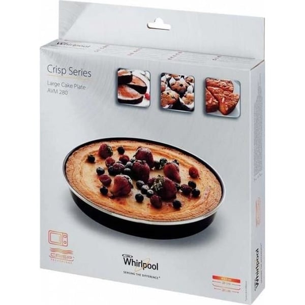 Crisp form 26 cm för Whirlpool mikrovågsugn - WPRO - AVM280 - Vit