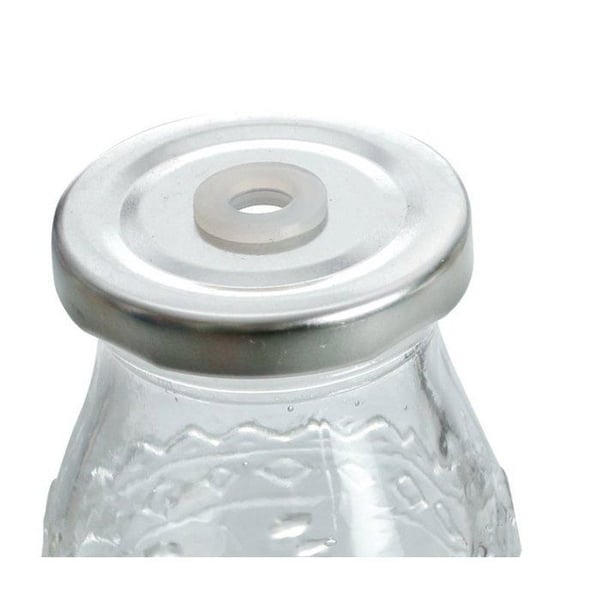 FLASKA 200 ML "ETNISK" + LOCK MED HÅL