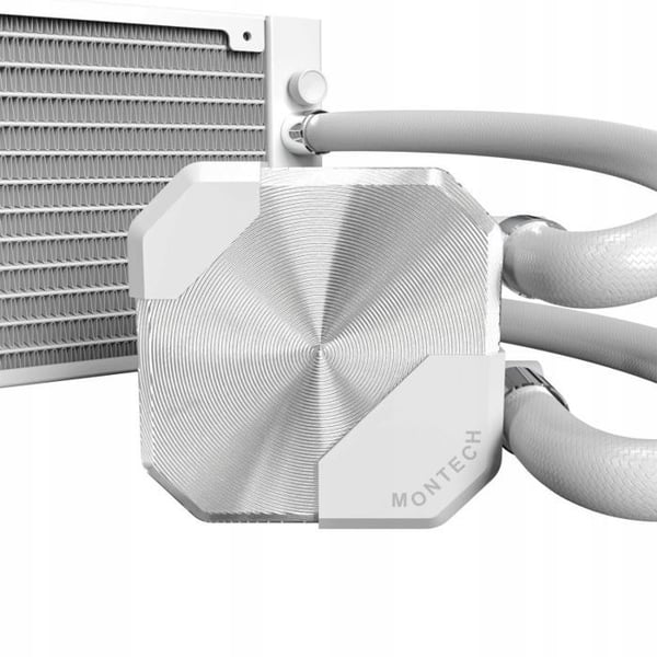 Kylning - ventilation - vattenkylning Montech Komplettkit Hyper Flow Silent 240 Vit