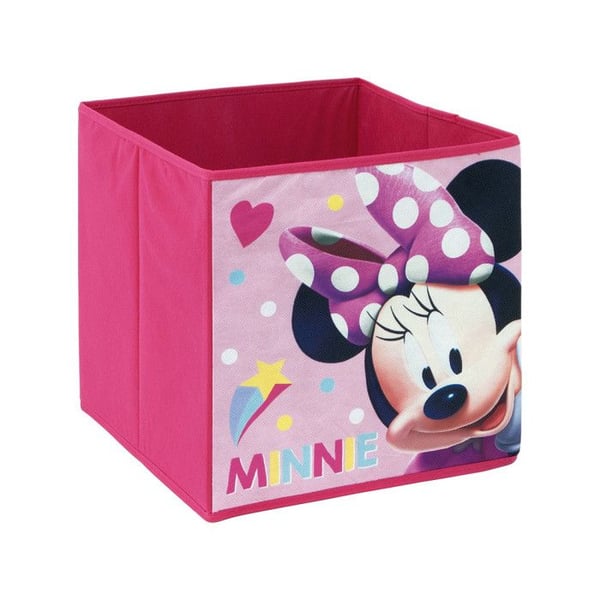Fällbar förvaringslåda Minnie Mouse för leksaker 31x31x31cm