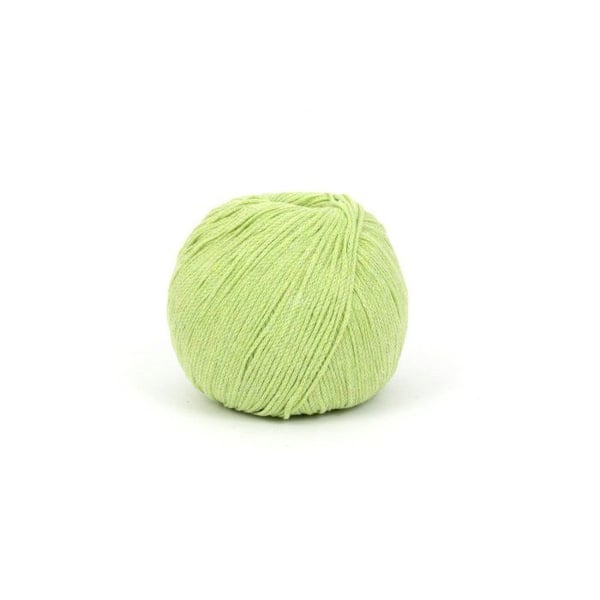 DMC - Återvunnen bomullstråd Eco Vita 3mm 100g Stickning och virkning Färg. 138 grön