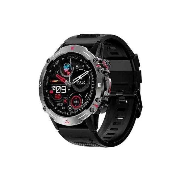 Cool Äventyr Smartwatch Amoled Silikon Svart