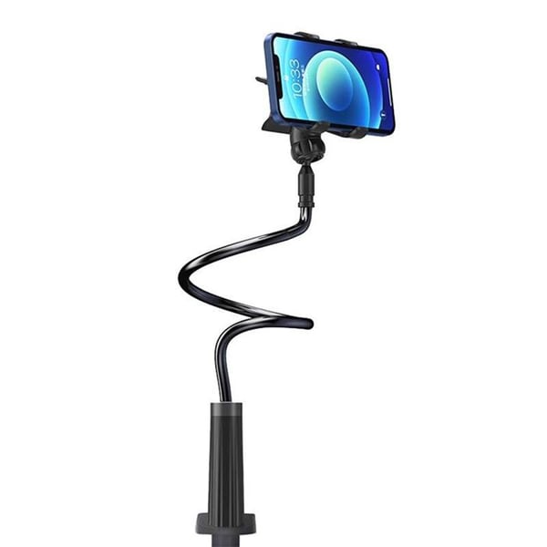 Telefonstøtte - UGREEN - Justerbar gåsehalefod - 360° kugleled - Kompatibel med 4-7,2 tommer - Sort