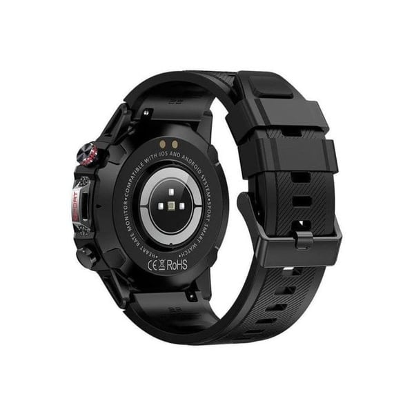 Cool Äventyr Smartwatch Amoled Silikon Svart