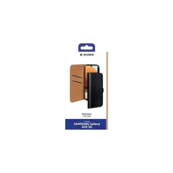 Folio - Bigben - A33 5G - Svart - Semi-rigid - Flik