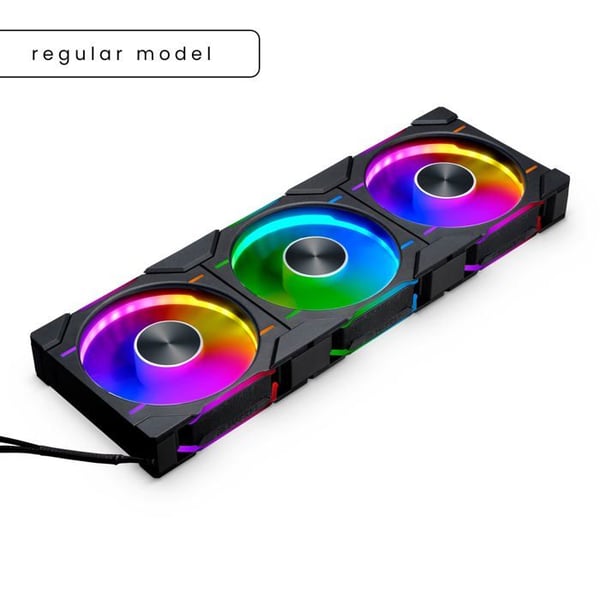 Fläkt - PHANTEKS - D30 PWM - 120 mm - D-RGB - Hög lufttryck