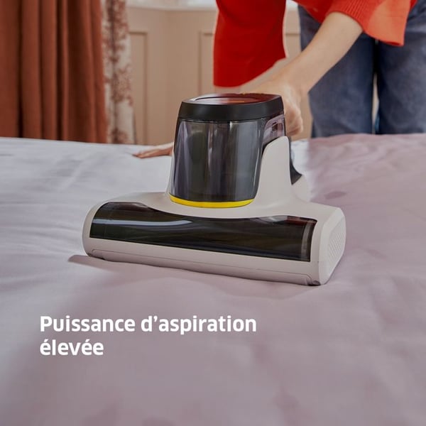 Sängdammsugare mot kvalster KARCHER VCH 4 - UV-ljus - dödar kvalster och allergener - effektiv på alla textilier