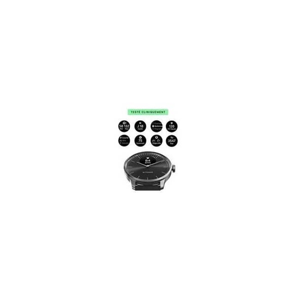 Hybrid smartklocka - WITHINGS - SCANWATCH LIGHT - 37 mm - Vattentålighet 5 ATM - Batteritid 30 dagar
