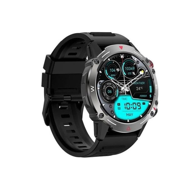 Cool Äventyr Smartwatch Amoled Silikon Svart