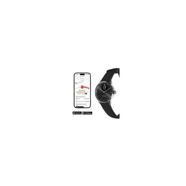 Hybrid smartklocka - WITHINGS - SCANWATCH LIGHT - 37 mm - Vattentålighet 5 ATM - Batteritid 30 dagar
