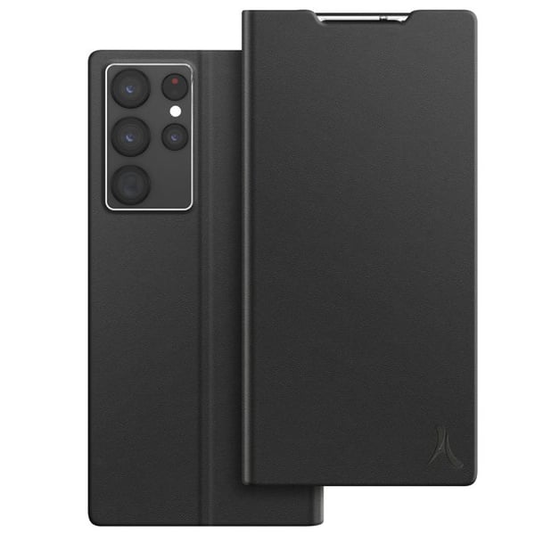 Fodral för Samsung Galaxy S22 Ultra Kortfack Videostöd Akashi Svart