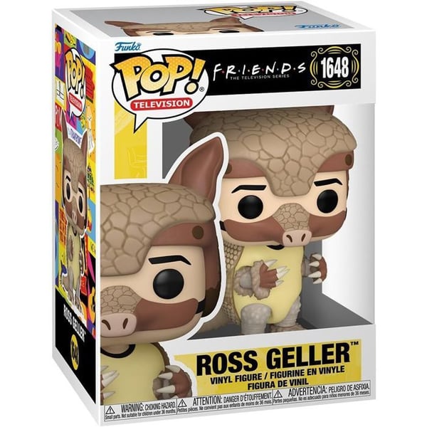 Figur - FUNKO - Ross (Holiday Armadillo) - Hållbar vinyl - 9 cm - Flerfärgad
