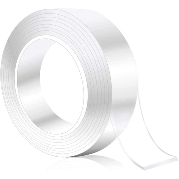 Dubbelhäftande tejp - Nano Magic Tape - 3 meter - Transparent - Återanvändbar - Extra stark
