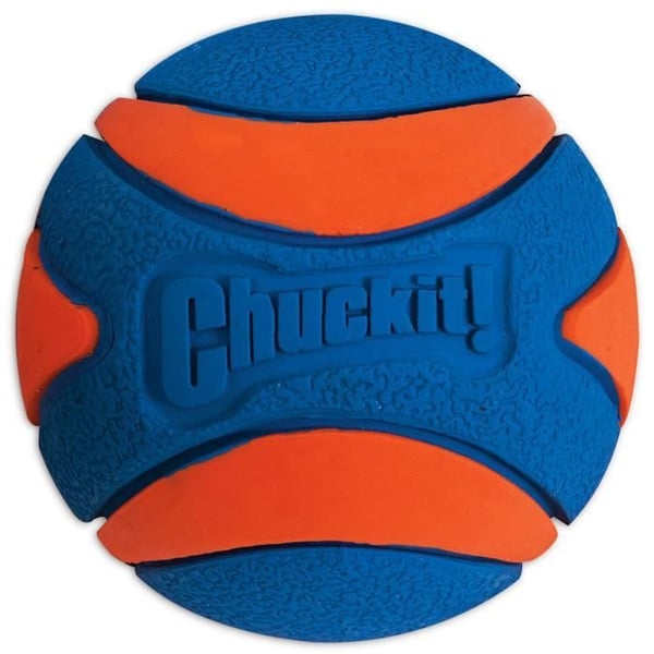CHUCKIT! Ultra squeaker Ball med visselpipa L i gummi Ø 7,5cm - För hundar