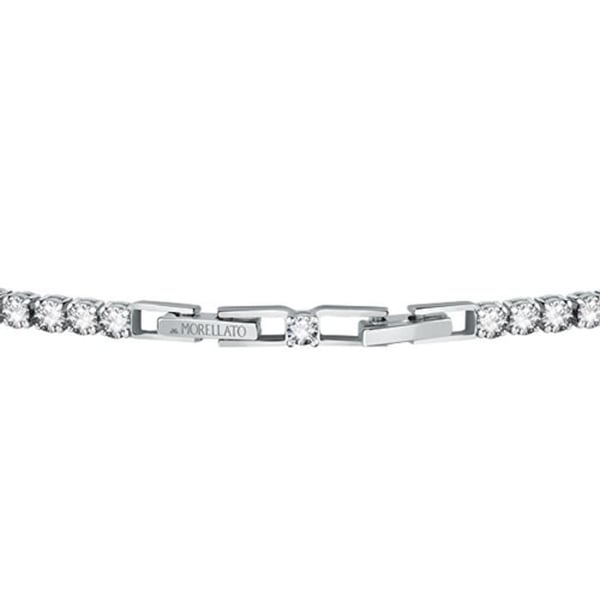 Armband - Morellato - SAVB13 - Sterling silver - Glittrande hjärta - Klara kristaller