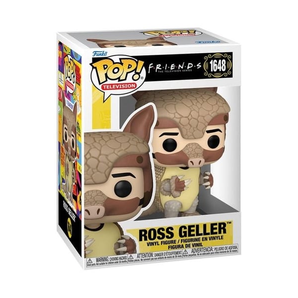 Figur - FUNKO - Ross (Holiday Armadillo) - Hållbar vinyl - 9 cm - Flerfärgad