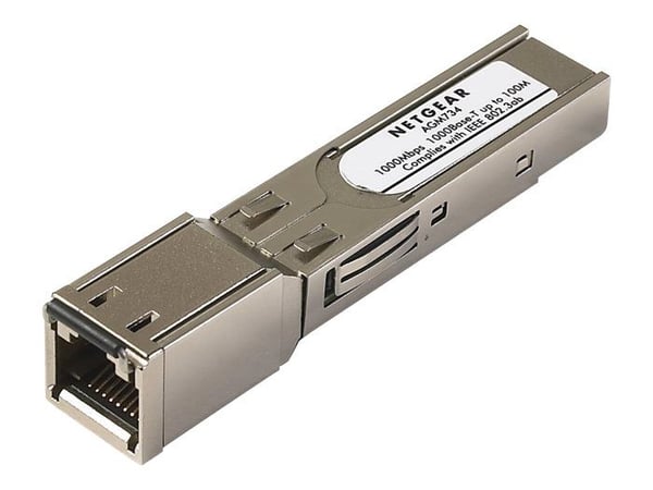 Modul SFP - NETGEAR - AGM734 - 1000BASE-T - RJ45 - Op til 100m