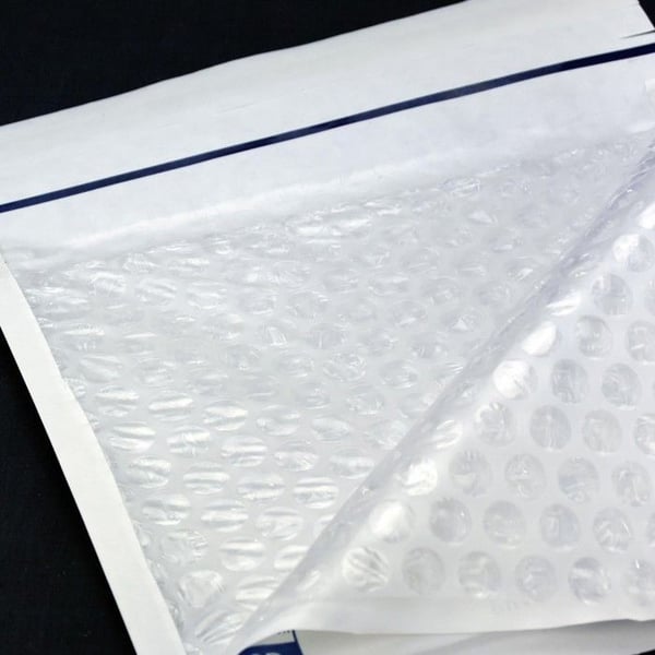 Bubbelkuvert - Bubbelkuvert - Paket med 10 - Format A/1 - Vit - Självhäftande stängning