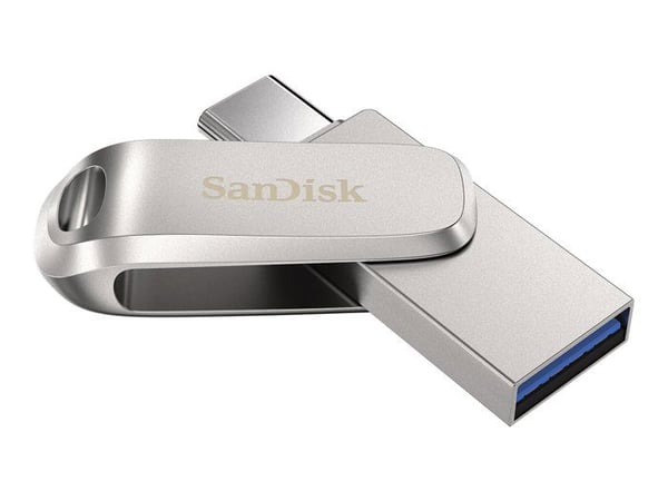 USB-minne - SANDISK - Ultra Dual Drive Luxe - 128 Go - 150 Mo/s - USB-C / micro USB