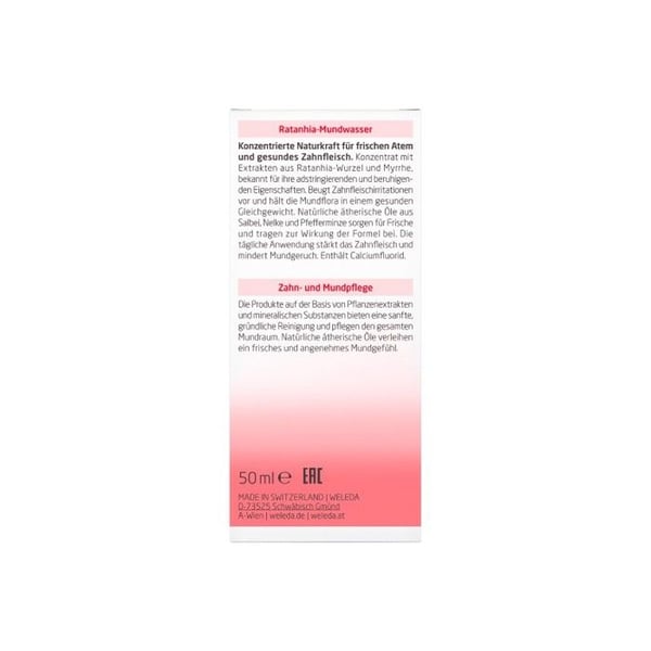 WELEDA AGUA DENTIFRICA RATANIA 50 ML
