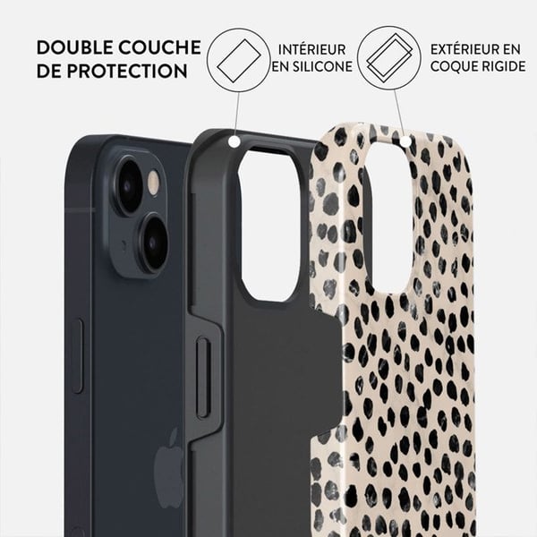 Coque - BURGA - Mandel Latte - iPhone 15 - Stöttebestandig skydd - Elegant design
